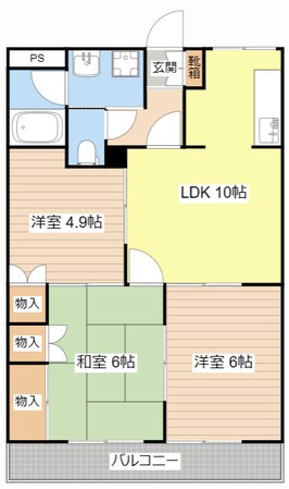 ルミナスＢ．Ｌ．Ｄの物件間取画像